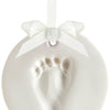 Babyprints Keepsake Hanging Ornament, White