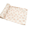 Muslin Swaddle Blanket - Blush Daisy