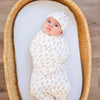 Bamboo Stretch Swaddle - Neutral Rectangle