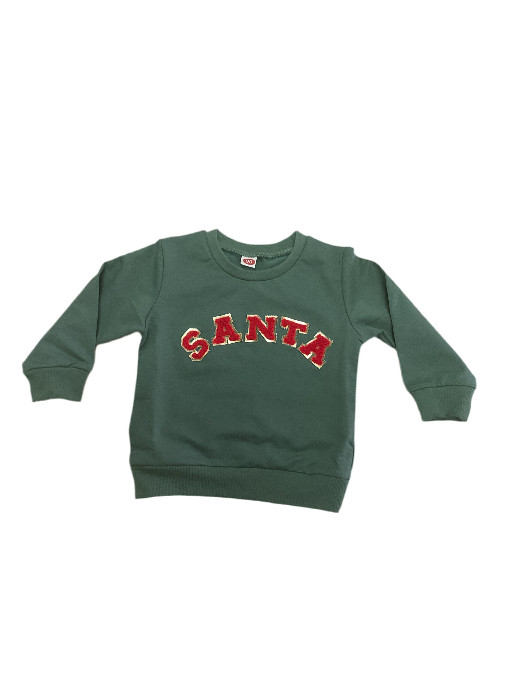 Santa Green Pullover