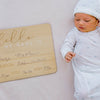 Fill In Baby Arrival Milestone Photo Prop