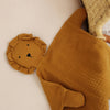 Toffee Lion Lovey Blanket