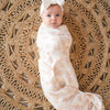 Muslin Swaddle Blanket - Blush Daisy